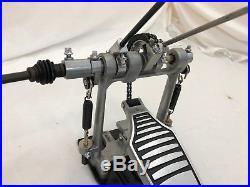 Yamaha DFP780 Single Chain Double Bass Drum Pedal with key Vintage