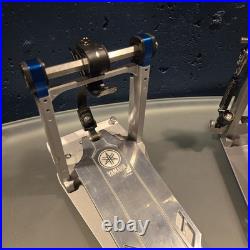 Yamaha FP9D Double Kick Drum Belt Drive Pedals & Case Pristine Condition