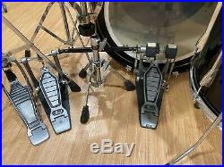 Yamaha Used 5-Piece Stage Custom Drum Set plus Pearl double bass pedal