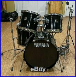 Yamaha Used 5-Piece Stage Custom Drum Set plus Pearl double bass pedal
