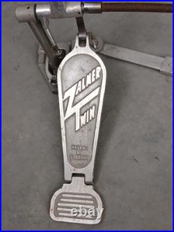 Zalmer Twin, The First Double Bass Drum Pedal! Complete, Super Rare